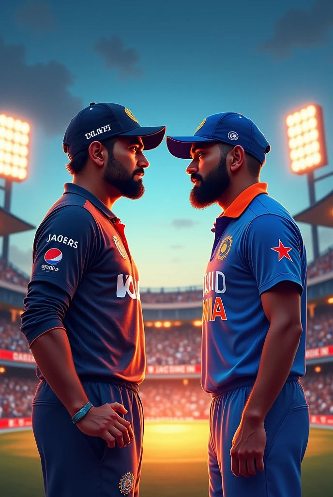 Ms dhoni and virat huge