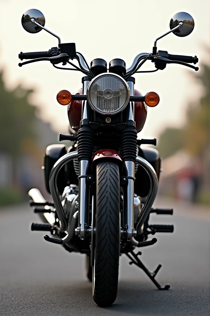 10 inch  Ape hangers  handle bar in royal enfield meteor 350 full screen image 