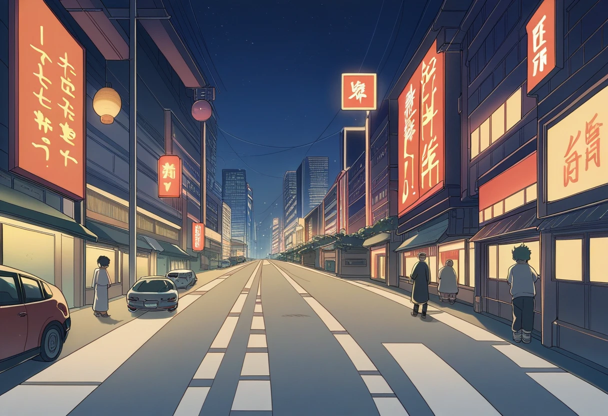 Arabic style view of a city street with cars and tall towers, golden hour in Tokyo, Tokyo street cityscape, Tokyo japan, Tokyo street background, Tokyo street, Tokyo city, Tokyo, Japanese cities, in Tokyo at night, in the streets of Tokyo, Japanese cities at night, Downtown Japan, Japan at Night, in a Tokyo street, Tokyo at night