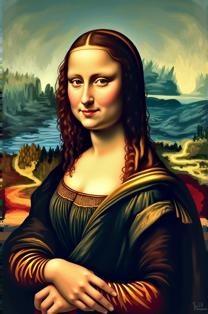 Worls famous art works in illustrator