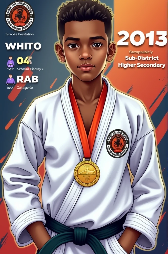 Sidharth
+2B karatte(-54kg)
Sub district level - 1st
Create a poster for congratulating the student of perambra hss