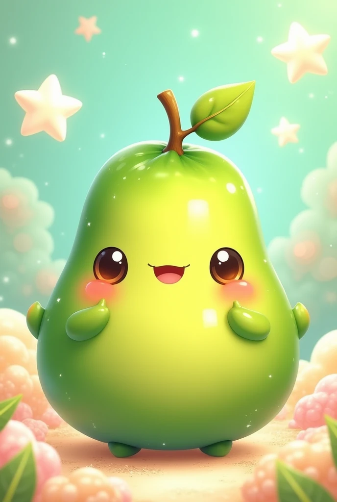 Green Tuna Fruit ( kawaii)