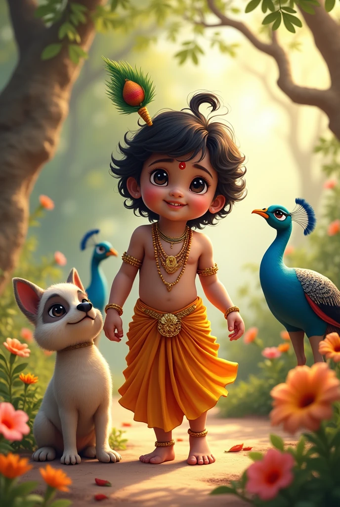 cute krishna janmashtami images