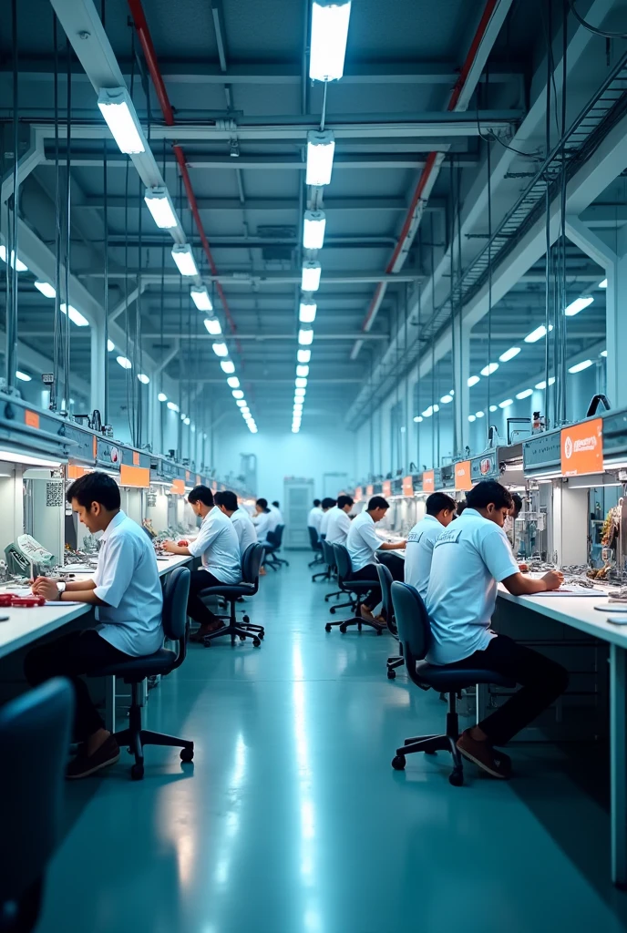 a mobile phone smart charge factory name 
 mti connectech PVT.LTD''


 