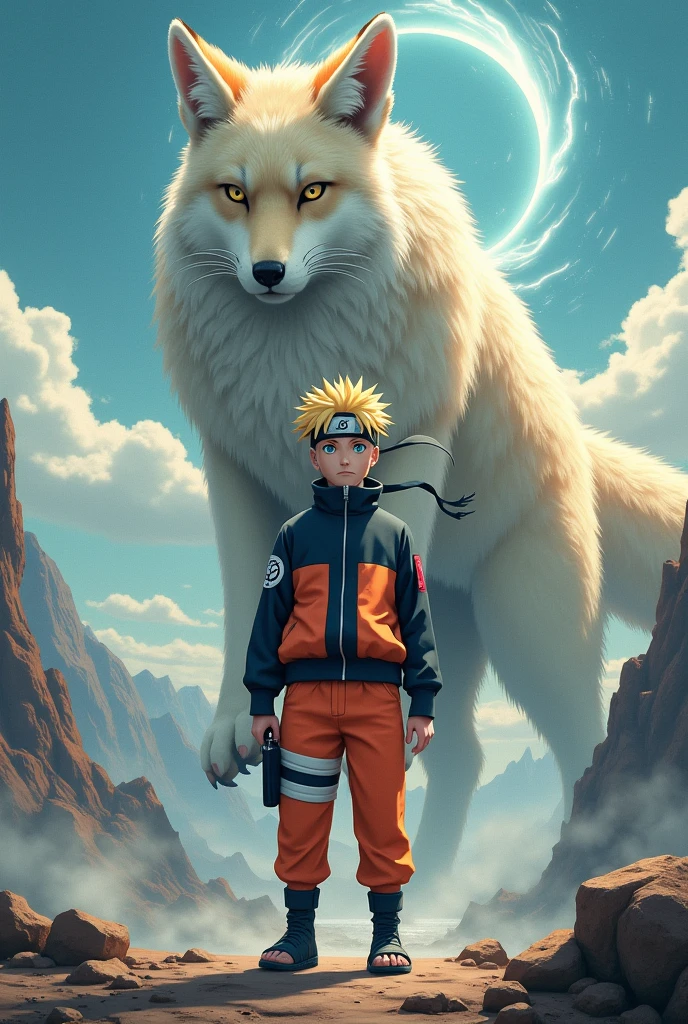 Naruto and 9 tel fox pavr