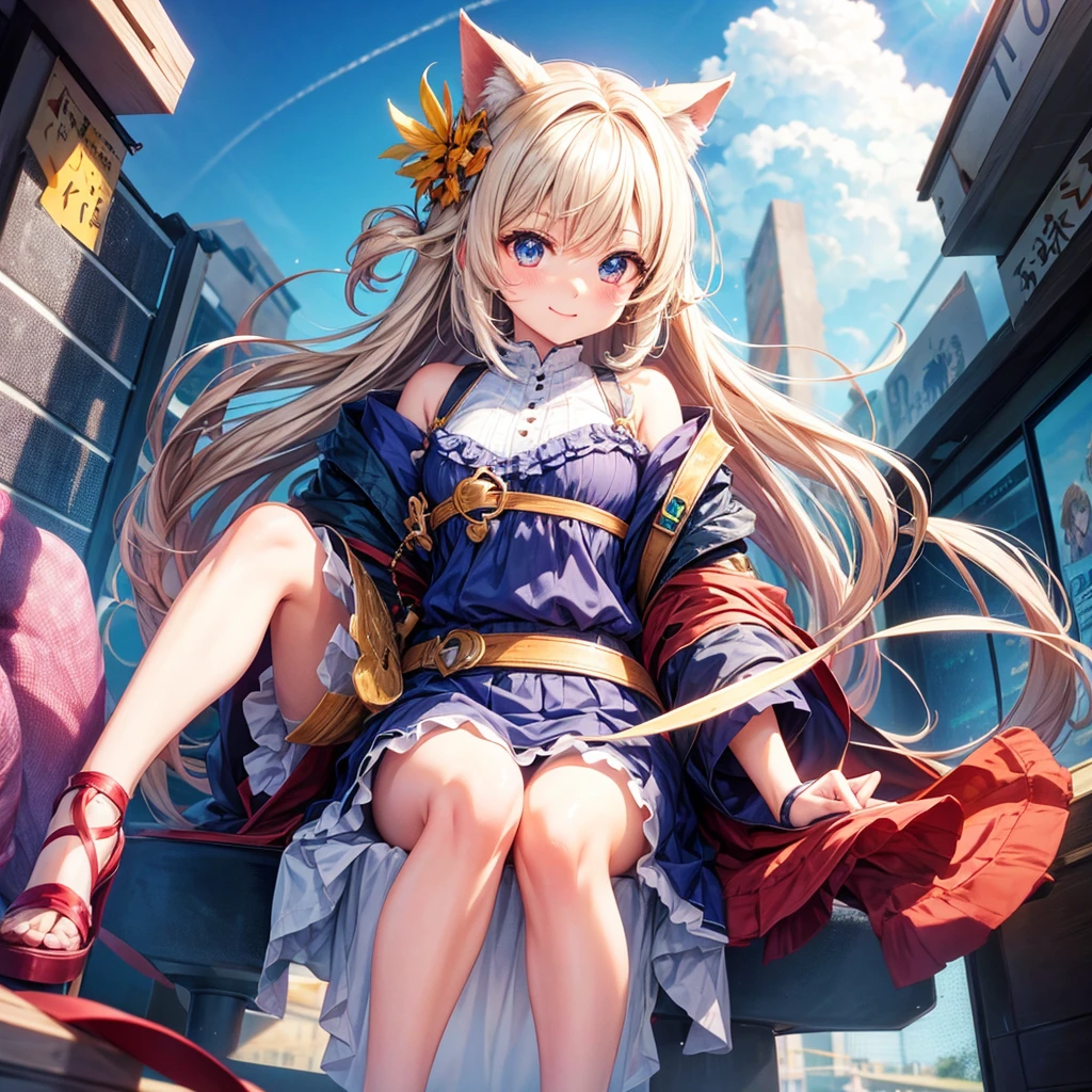 Imagine a cute anime girl