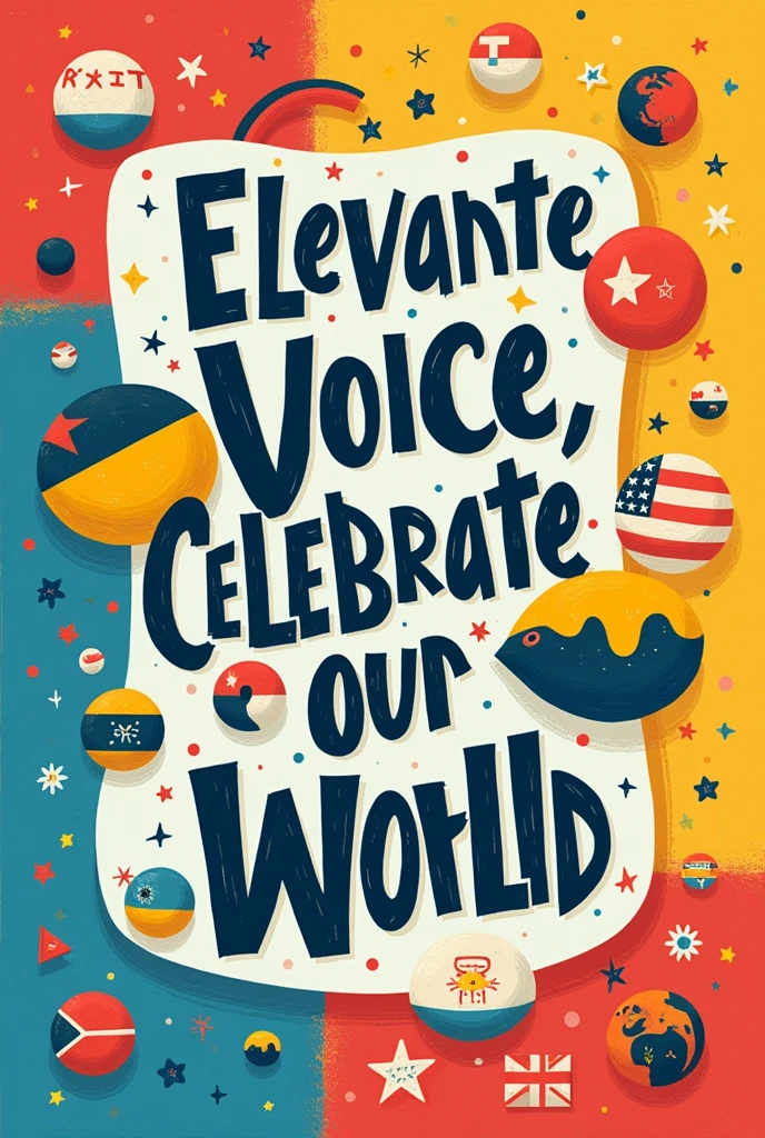 A slogan for language month