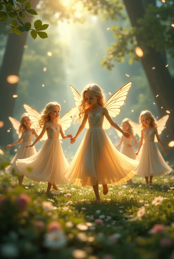 Angel fairy tales dance