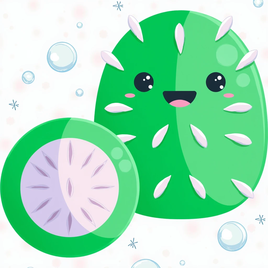 Green Tuna Fruit ( kawaii)