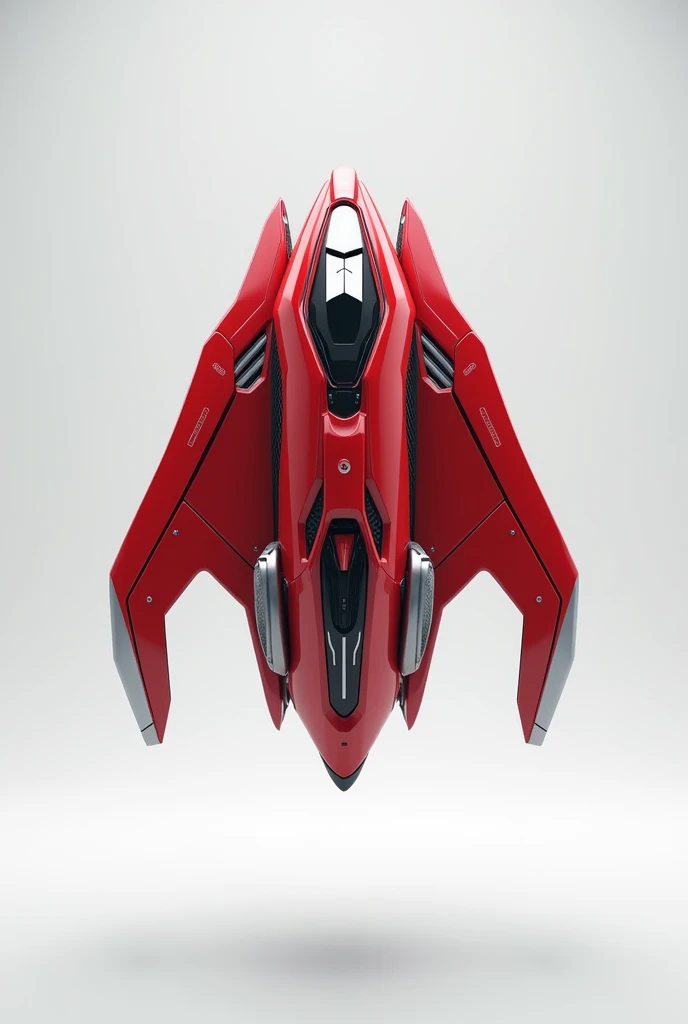 Jetpack model 3D red with white
