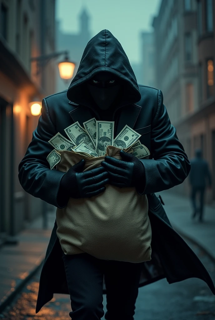 Thief with money