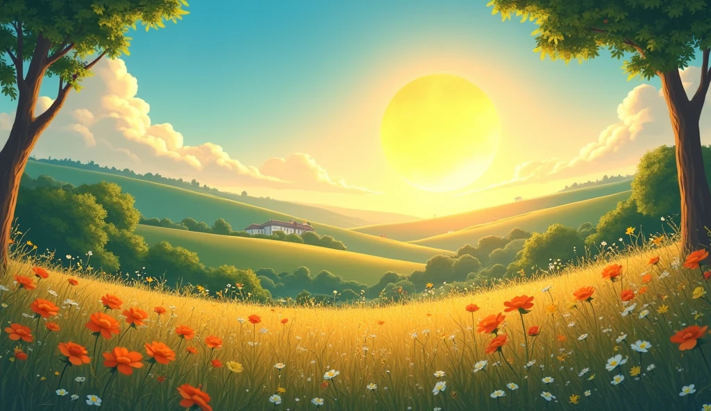 August keeps the sun so bright,  
With days so long and warm at night.
