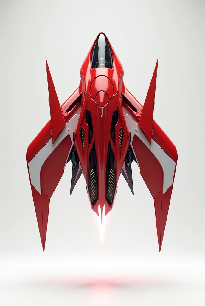 Jetpack model 3D red with white
