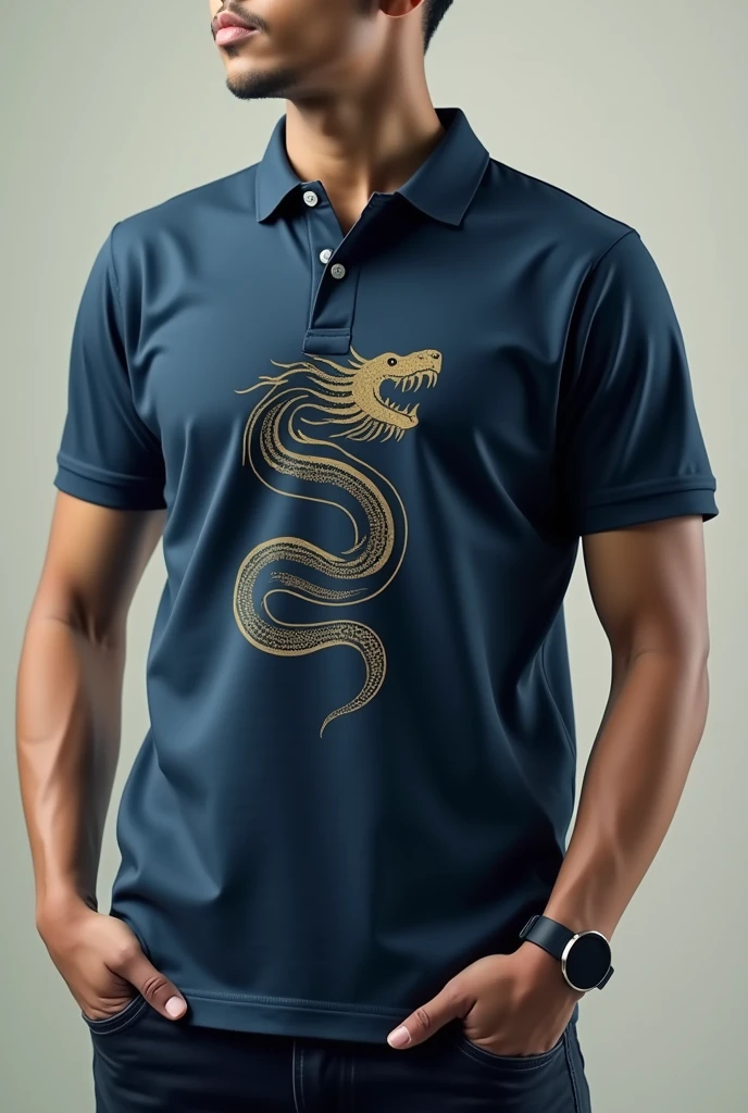 antaboga logo in polo shirt