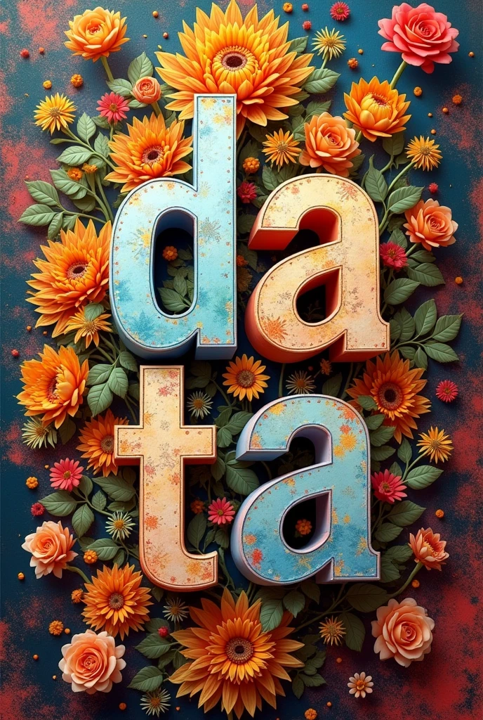 Generate a collage wishing happy Krishna jayanthi to letters D A A S , Middle part should contain the wish and around it the letters "D", "A","A","S". Make it beautiful. Only 4 LETTERS and use each letter only once