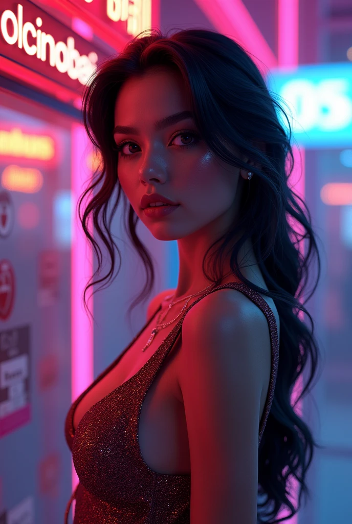 isabella taking a selfie at a trendy seed club 1980381025