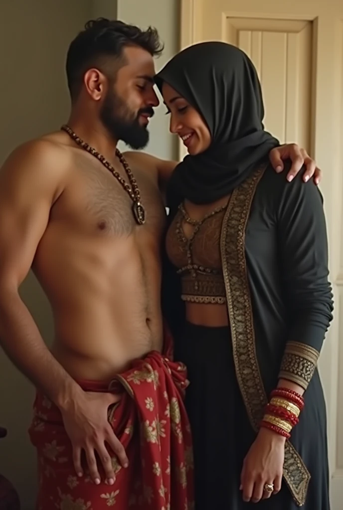 Hot hijab girl naked hindu guy fucking her