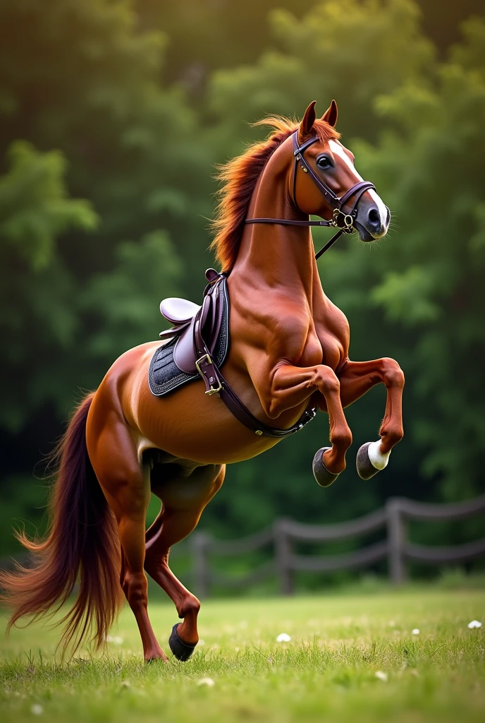 1. **Theme:** Incorporate elements like a horse, a rearing horse, a saddle, or a stable to reflect the equestrian nature of the business.
2. **Colors:** Use natural colors such as brown, green, gold, or blue to convey a connection with horses and nature.
3. **Font:** Choose a classic and clear font that reflects professionalism and elegance.
4. **Elements:** Include a horse silhouette or equestrian symbols like a bridle or a trainer to emphasize the horse riding aspect.
5. **Style:** Aim for a clean, contemporary style that exudes professionalism and trustworthiness.