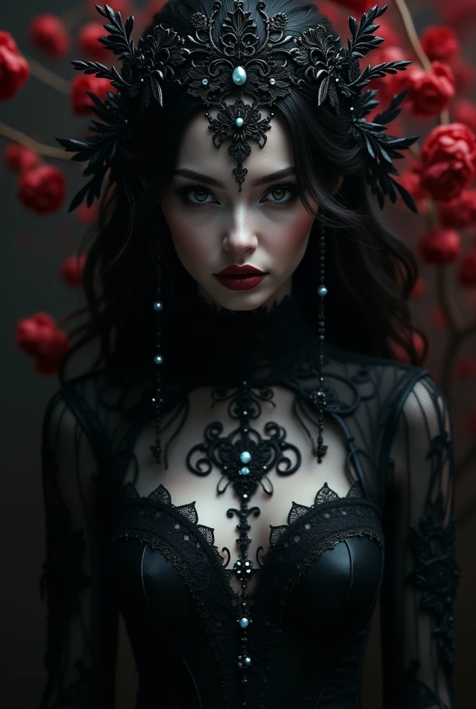 attraction of love to create image with dark theme 
