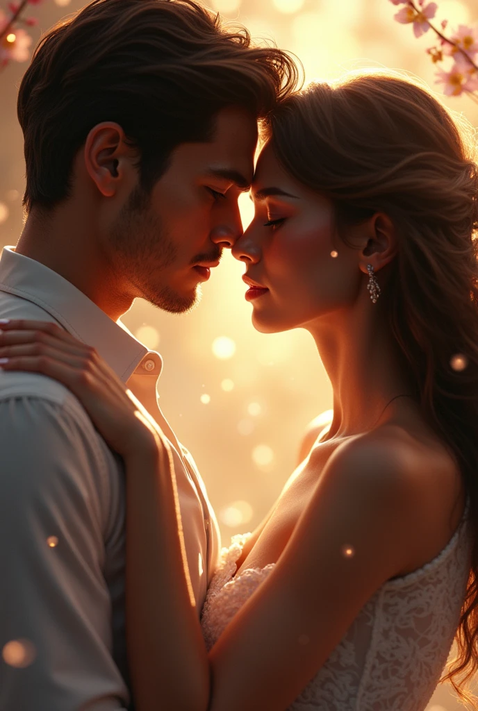 attraction of love man and woman to create image