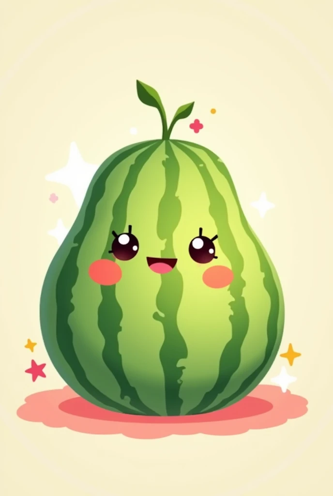 Kawaii watermelon fruit 