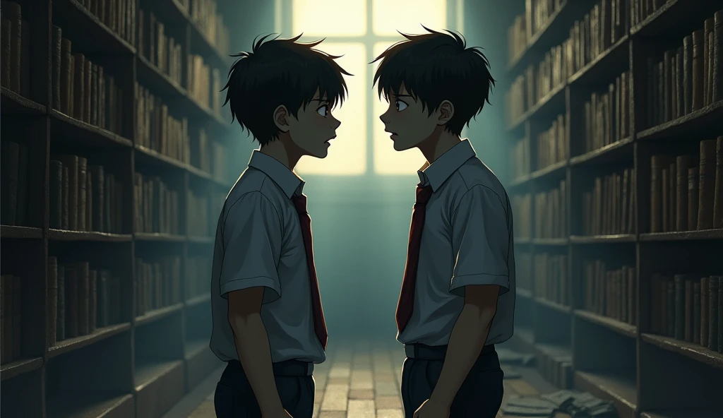 The Shadow's True Identity: Two of the Same Boys in the School's Old Reference Room、Resentment