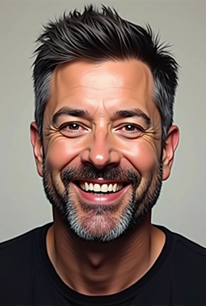 Hyper realistic portrait of Jimmy Kimmel 