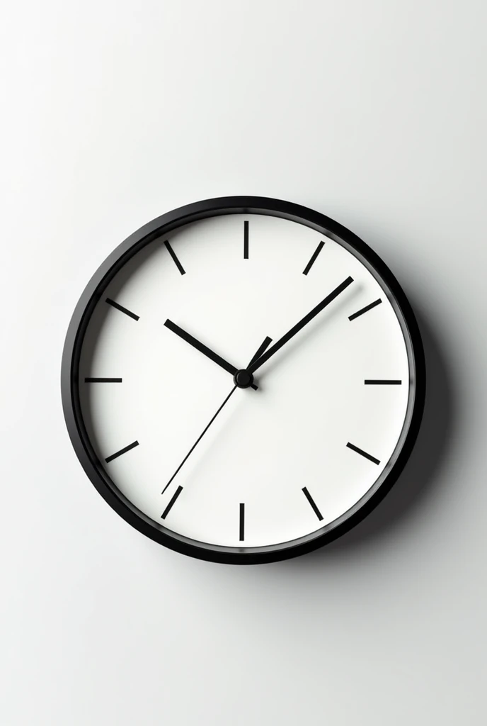 Black and white clock