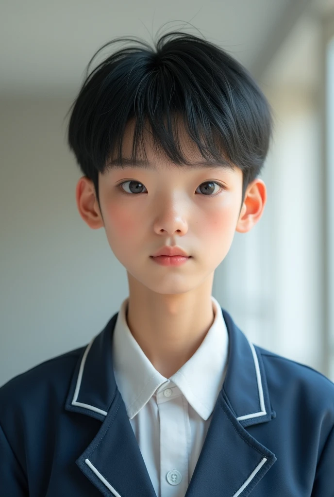 1 ordinary Chinese male high school student,short hair,Wear a sports school uniform,20 years old,student,photo,Reality,Photos of life