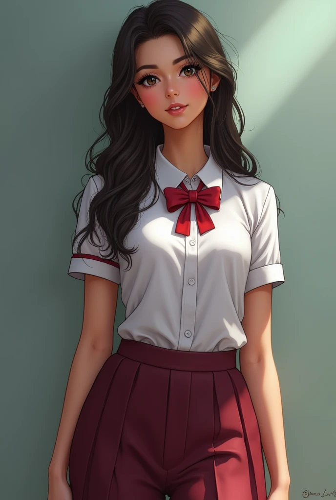 Plz creat realistic hot Indian school girls in school uniform make real 
Girl 