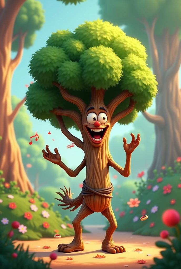 Animated dancing tree
