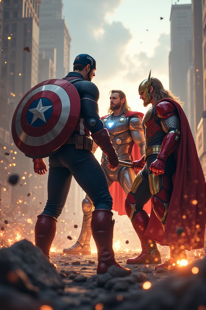 Marvel character fight all avengers in one frame
