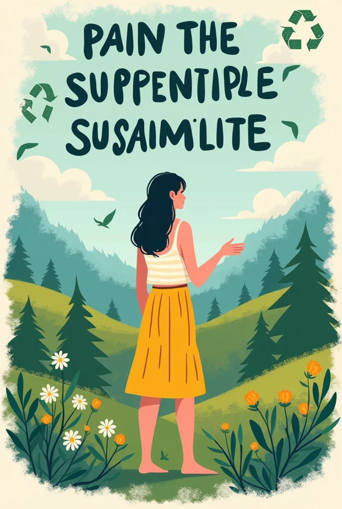 Create responsible consumption poster creative