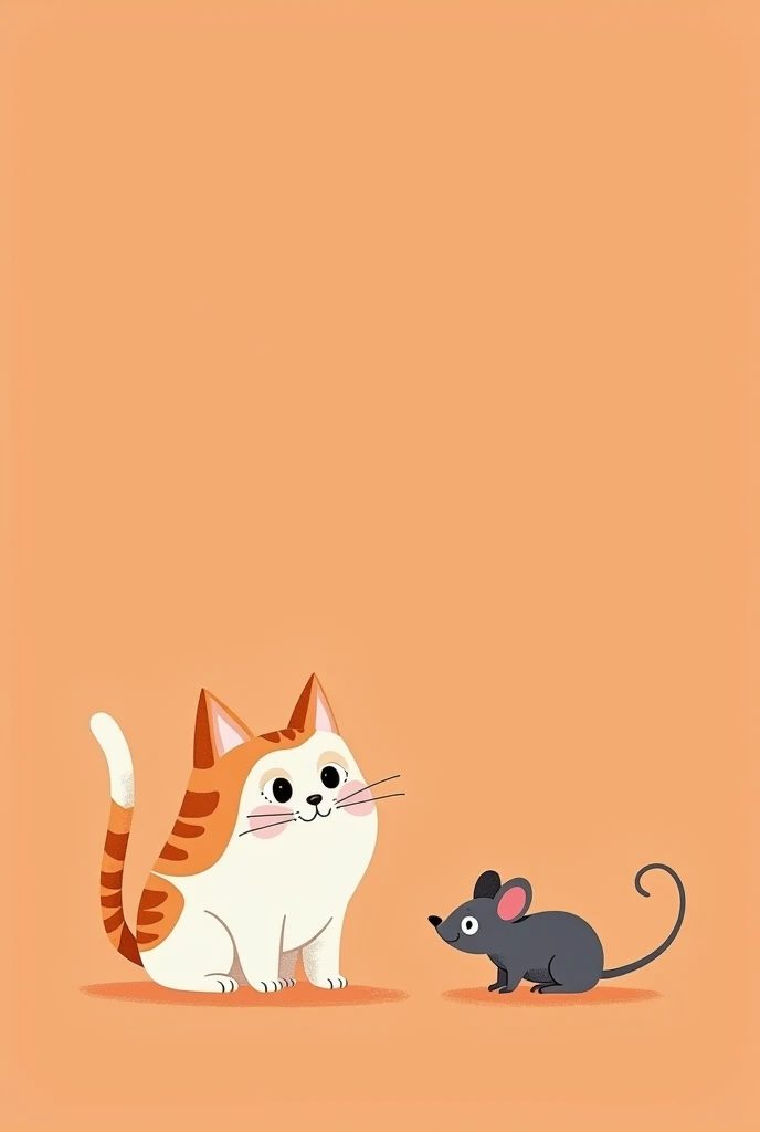 simplex simple Munchkin cat  catch the mice one line <lora:simplex:0.99>