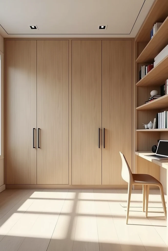A study room without bed has three cupboards image 360°
