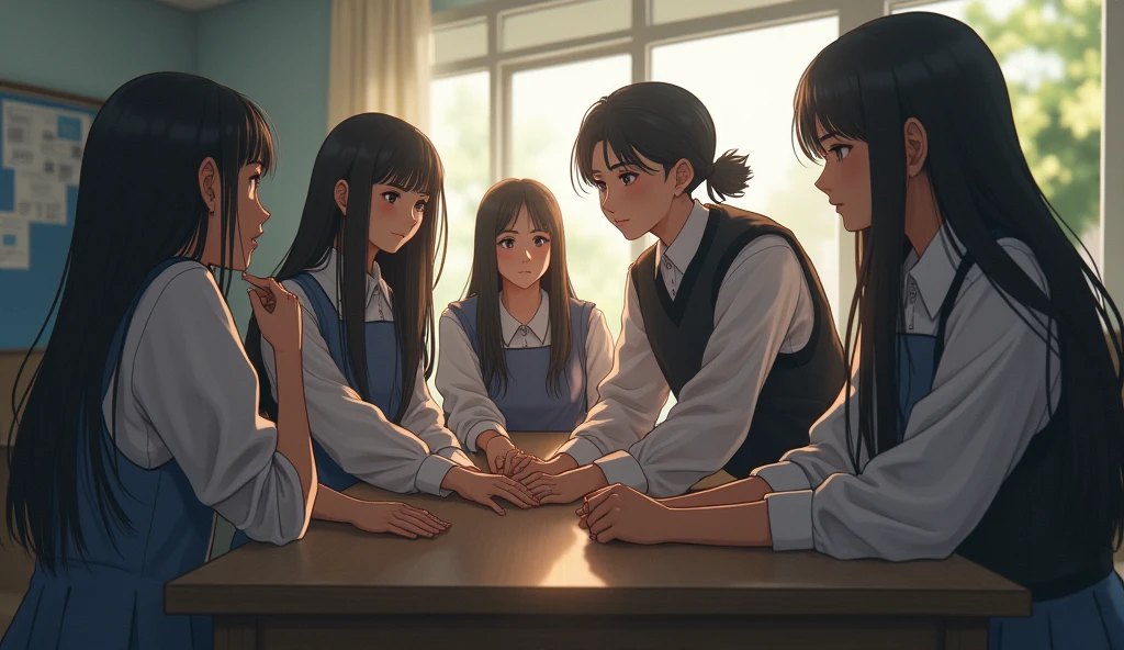 The coming of peace	学校、The coming of peace、Deep bonds、A Premonition of Terror、Possibility of a second trial