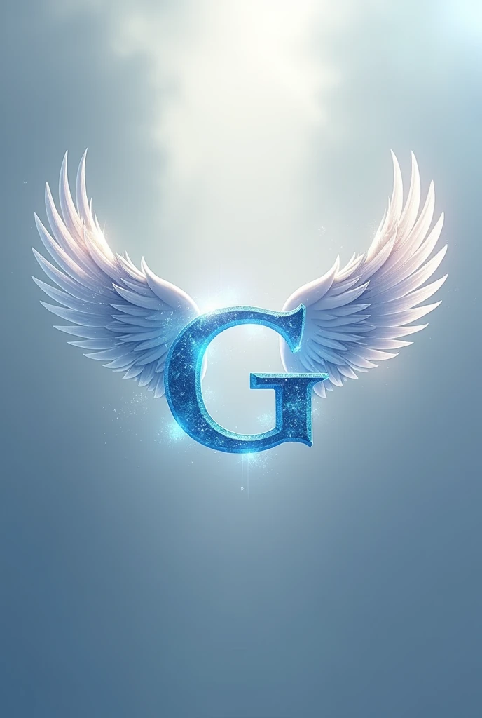 Create a G logo that has wings coming out of it