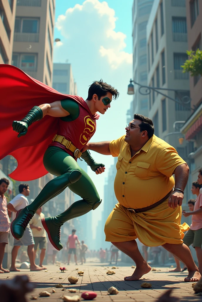 robin fighting with jethalal of tmkoc