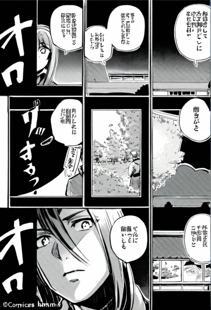 Black and White、 Comics on Chrome、Japanese Manga、