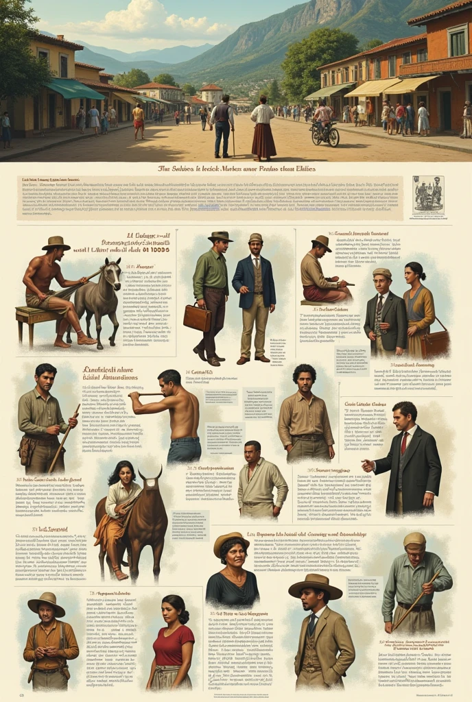 An infographic about realism and naturalism in Latin America.