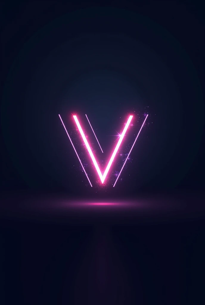 make “V” of “VIZLIGHTER” flash , cool and unique logo 