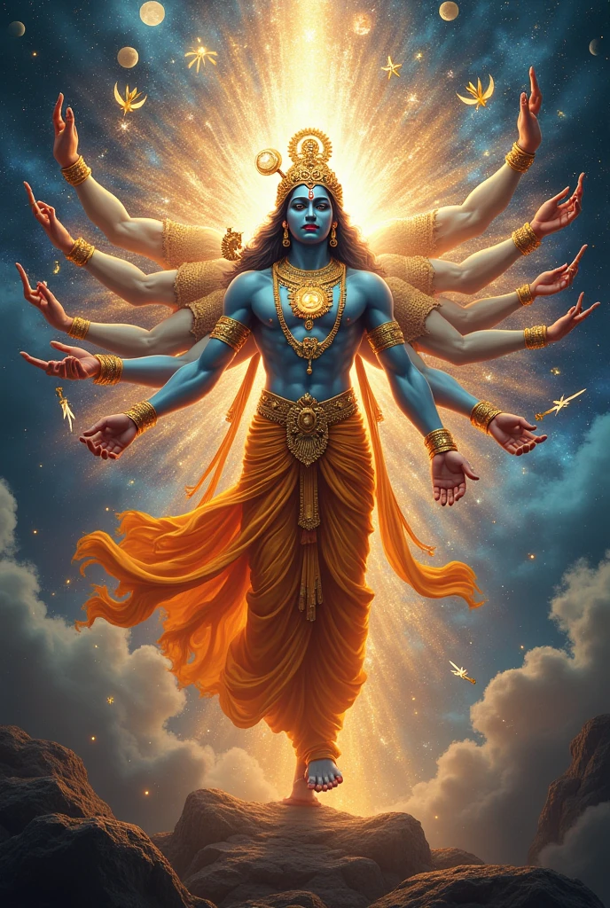 Lord krishna virat roop