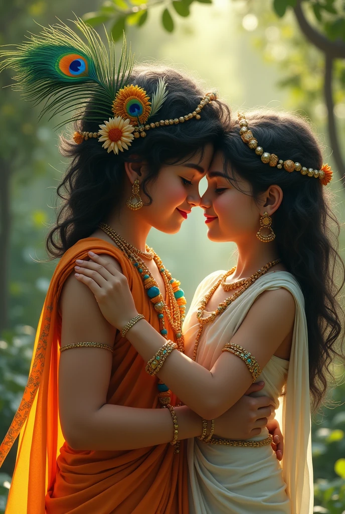 Lord krishna with jasoda ma