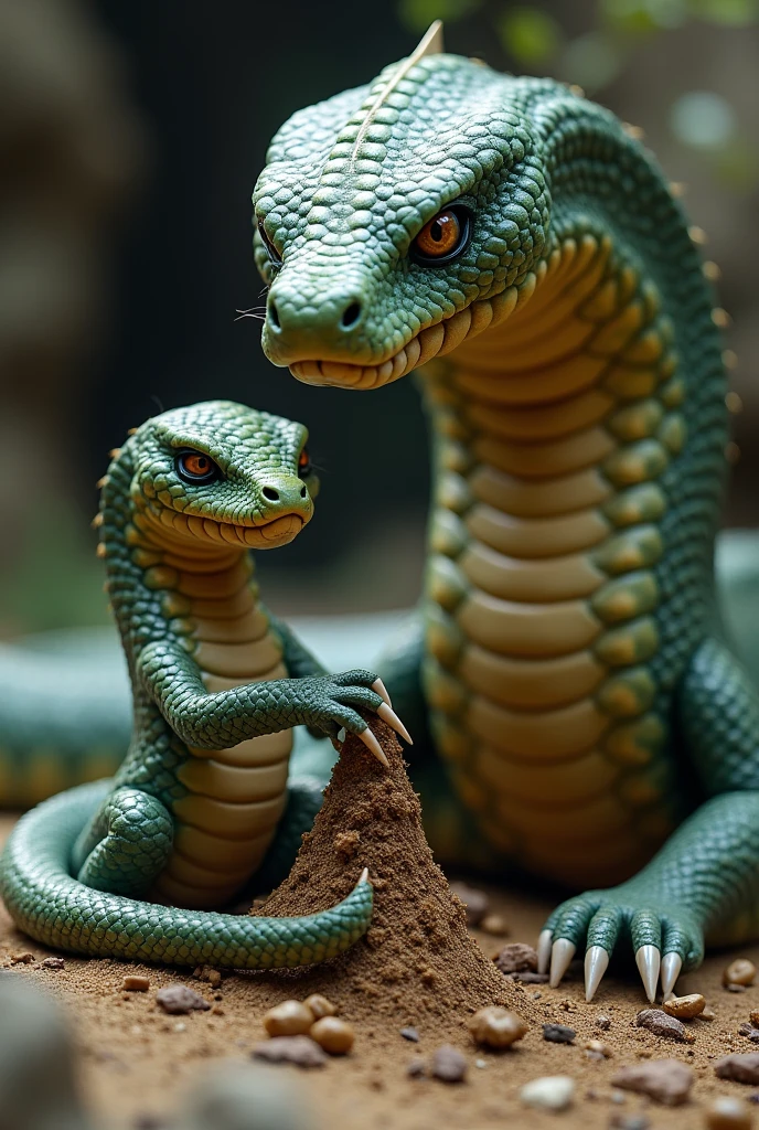 Father snake and Buildable Humans