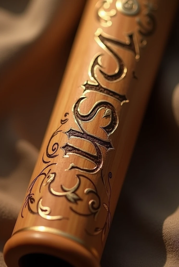 LASEA name vertically on a flute on the occasion of Janmashtami 