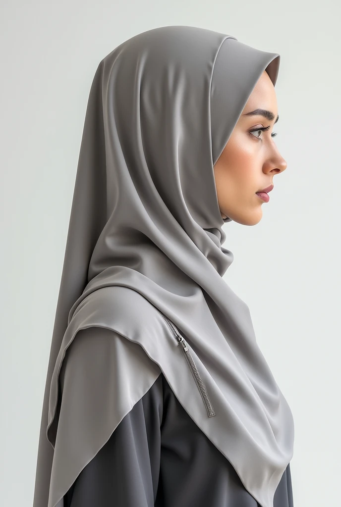 make a hijab use zipper product photo