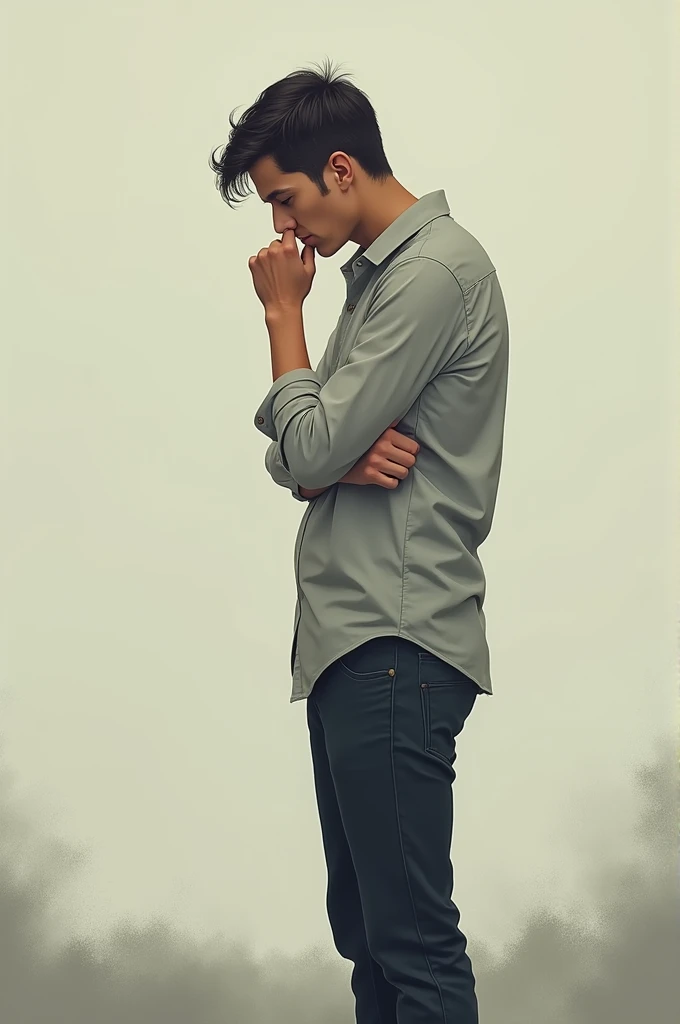 A man wondering why is he failing