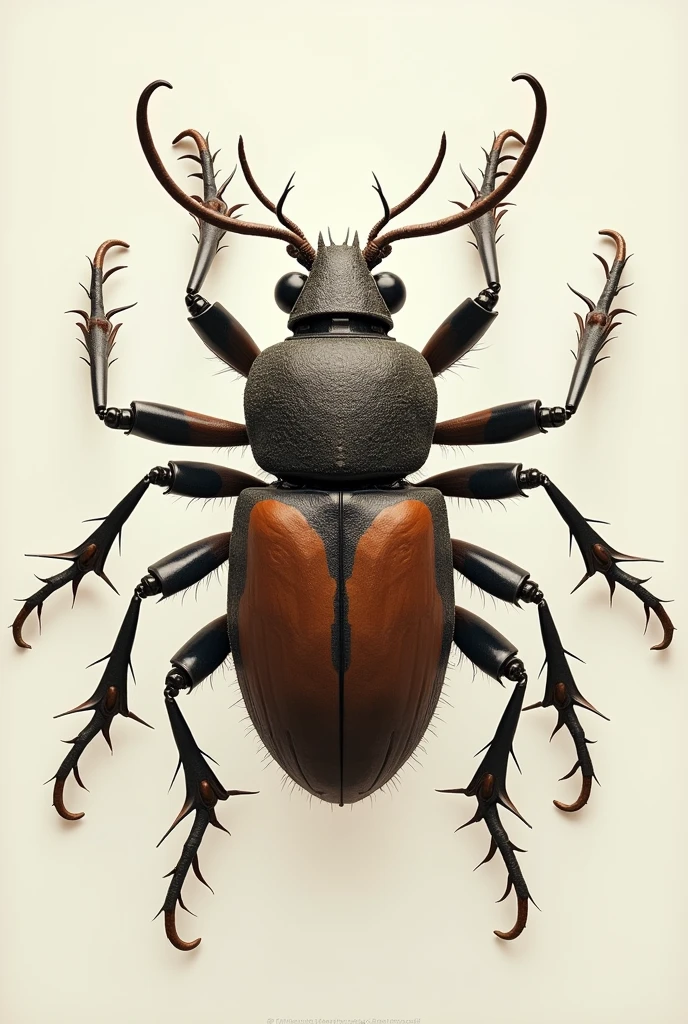 Draw a 6x6 bug
