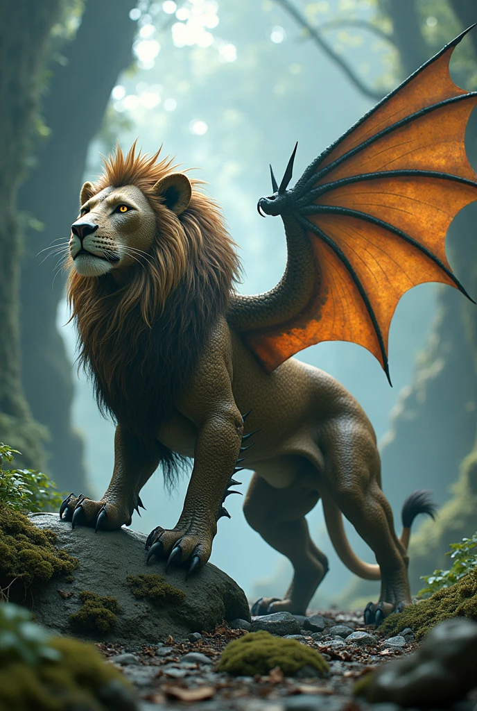 Lion and dragon mix