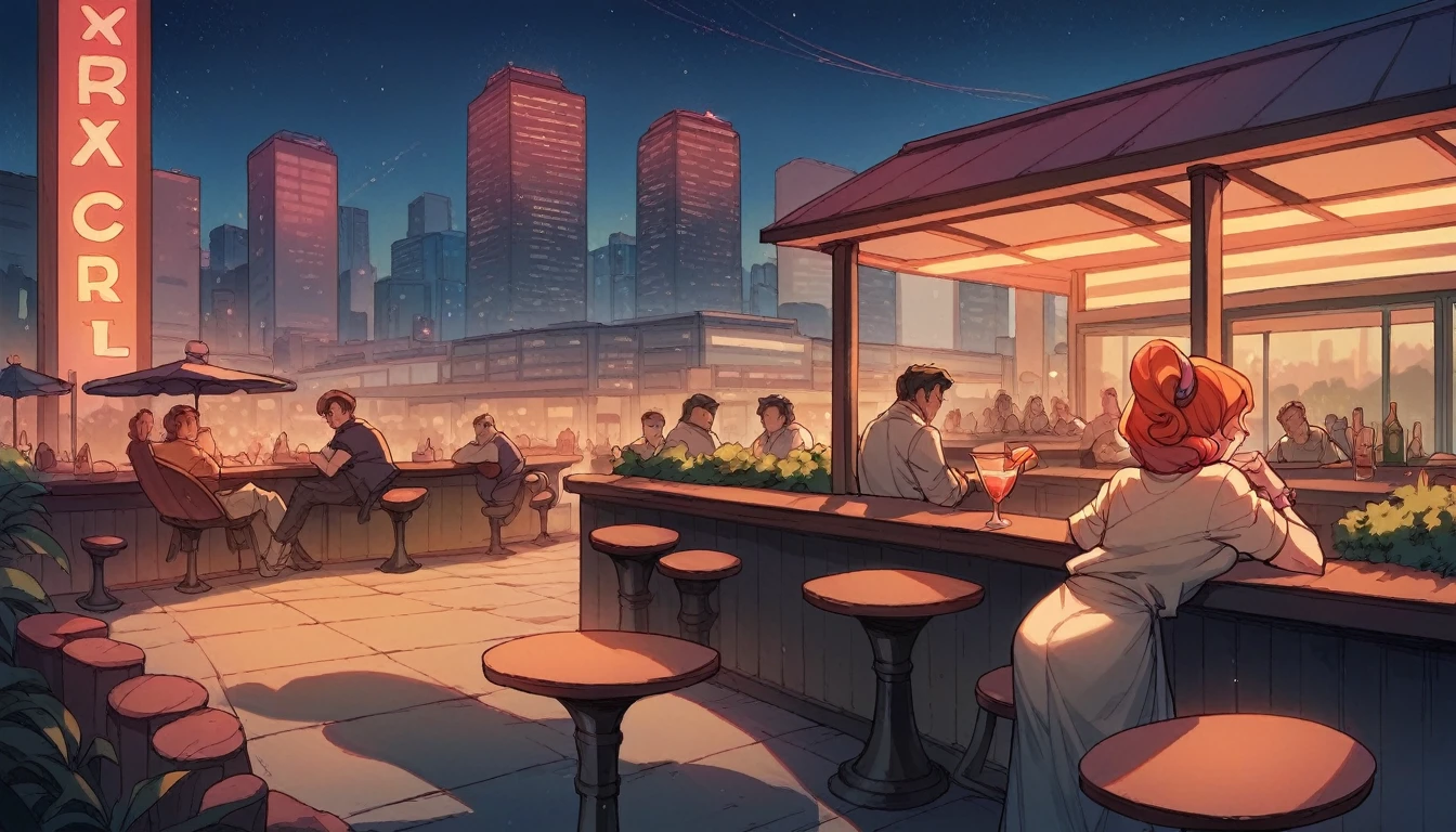 pub,Night,building,cocktail,relax,Stylish,landscape,No people,Adult atmosphere,JAZZ,skyscraper